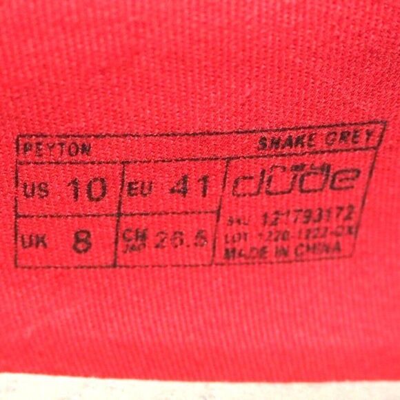 Hey Dude Peyton "Snake Grey" Slip-on Casual Shoes 121793172 Women's 10 - Picture 10 of 11